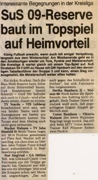 1990-Zeitung-Trainer Ralf Plincner-Union Viktoria-