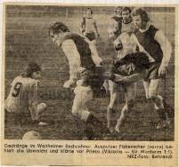 1974-Spiel--Viktoria-SV Wahnheim Avelino Pietro,Werner Osinski , Ralf Plincner und Dieter Mohren